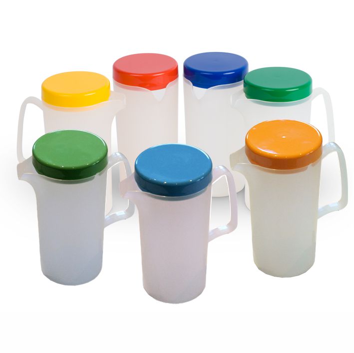PP Kanne COLORED transluzent 0,6 L, 7 Farben